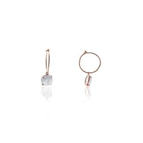 Söğütlü Silver SGTL5680 Beyaz Kristalize Küpe