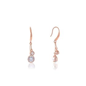 Söğütlü Silver SGTL6022 Zirkon Taşlı Kiraz Kadın Gümüş Küpe