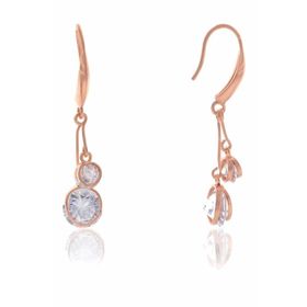 Söğütlü Silver SGTL6022 Zirkon Taşlı Kiraz Kadın Gümüş Küpe