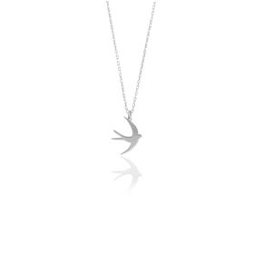 Söğütlü Silver SGTL6239 Zirkon Taşlı Martı Kadın Gümüş Kolye