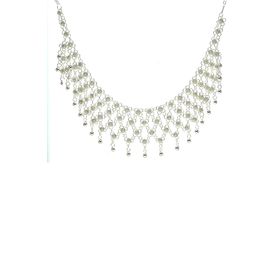 Söğütlü Silver SGTL6265 Dört Sıra Kişniş Kadın Kolye