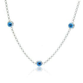 Söğütlü Silver SGTL6306 Nazar Boncuklu Kolye