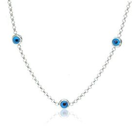 Söğütlü Silver SGTL6306 Nazar Boncuklu Kolye