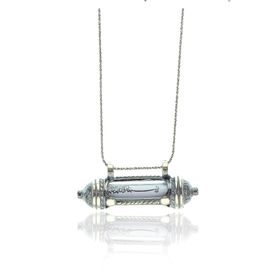 Söğütlü Silver SGTL7943 925 Ayar Gümüş Oksitli Ayetel Kürsü Kolye