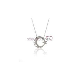 Söğütlü Silver SGTL7984 Ayyıldız Kolye