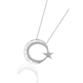 Söğütlü Silver SGTL7984 Ayyıldız Kolye