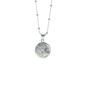 Söğütlü Silver SGTL8114 Antik Para Ve Top Top Zincirli Kadın Gümüş Kolye