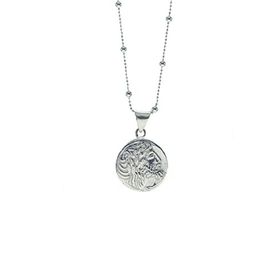 Söğütlü Silver SGTL8114 Antik Para Ve Top Top Zincirli Kadın Gümüş Kolye