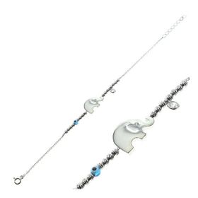 Söğütlü Silver SGTL8136 Dorica Rodyumlu Toplu Fil Kadın Bileklik