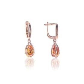 Söğütlü Silver SGTL8189 Geometrik Damla Kadın Küpe