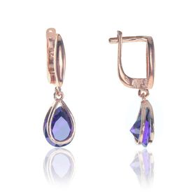 Söğütlü Silver SGTL8189 Geometrik Damla Kadın Küpe