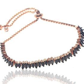 Söğütlü Silver SGTL8316 Baget Onix Taşlı Asansörlü Kadın Bileklik