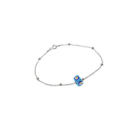 Söğütlü Silver SGTL8519 Gümüş Mineli Turkuaz Taşlı Top Kadın Bileklik