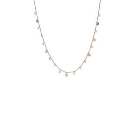 Söğütlü Silver SGTL8745 Rose Renk Gümüş Pullu Ve Zirkon Taşlı Kadın Kolye