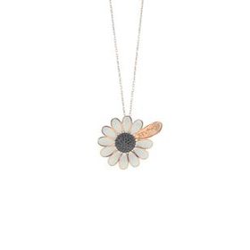 Söğütlü Silver SGTL8755 Rose Renk Gümüş Mineli Papatya Falı Kadın Kolye