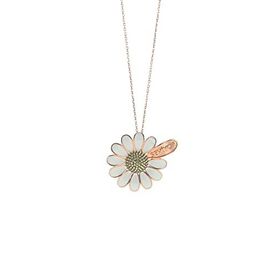 Söğütlü Silver SGTL8755 Rose Renk Gümüş Mineli Papatya Falı Kadın Kolye