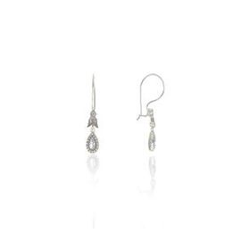 Söğütlü Silver SGTL9005Gümüş KÜPE Zirkon Taşlı Elmas Montürlü Damla Gümüş Küpe