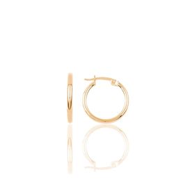 Söğütlü Silver SGTL9643 Rose 19 mm Şarnel Halka Gümüş Küpe