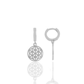 Söğütlü Silver SGTL9733RODAJ Rodyumlu Çizgi Gümüş Küpe