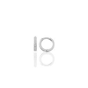 Söğütlü Silver SGTL9733RODAJ Rodyumlu Çizgi Gümüş Küpe