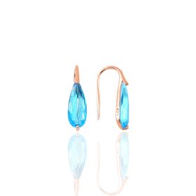 Söğütlü Silver SGTL9733ROSE Rose Çizgi Gümüş Küpe