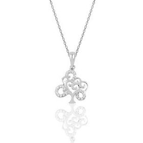 Söğütlü Silver SGTL9819KOLYE Mineli Hasır Modeli Gümüş Kolye