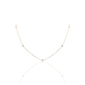 Söğütlü Silver SGTL9830 Sıra Taşlı 45 cm Gümüş Kolye