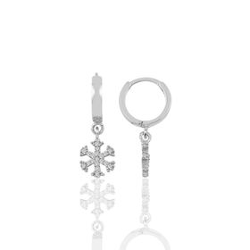 Söğütlü Silver SGTL9845RODAJ Kartanesi Halka Gümüş Küpe