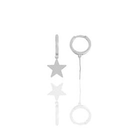 Söğütlü Silver SGTL9849RODAJ Rodyumlu Yıldız Gümüş Küpe