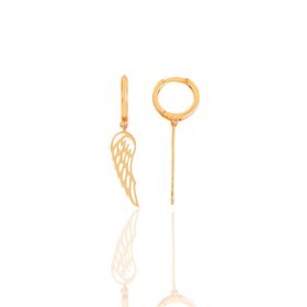 Söğütlü Silver SGTL9850ROSE Rose Kanat Gümüş Küpe