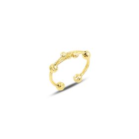 Söğütlü Silver SGTL9878GOLD Gümüş Yüzük
