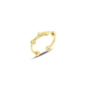 Söğütlü Silver SGTL9878GOLD Gümüş Yüzük
