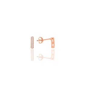 Söğütlü Silver SGTL9884ROSE Rose Tarz Gümüş Küpe