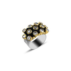 Söğütlü Silver Zirkon Taşlı Otantik Gümüş Yüzük