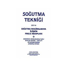 Soğutma Tekniği Cilt 3 - Nobel Yayınevi