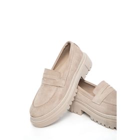 Soho 17762 Ten Süet Kadın Loafer Ayakkabı
