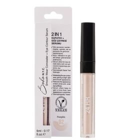 Soho N.Y.C Göz Altı Morluk ve Torba İçin 5 ml No:2 Pumpkin Serum + Kapatıcı