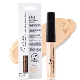 Soho N.Y.C Göz Altı Morluk ve Torba İçin 5 ml No:5 Macaron Serum + Kapatıcı