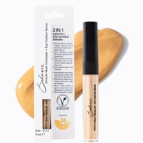 Soho N.Y.C Göz Altı Morluk ve Torba İçin 5 ml No:6 Caramel Serum + Kapatıcı