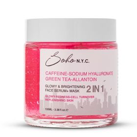 Soho N.Y.C Parlaklık Veren Durulanmayan 100 ml Serum + Maske
