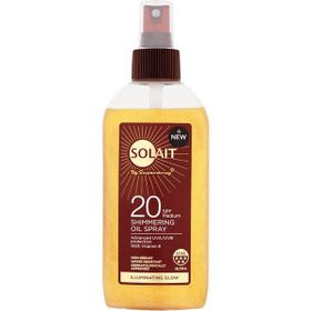 Solait SPF20 200 ml Aydınlatıcı Etkili ve Işıltılı Sprey Yağ