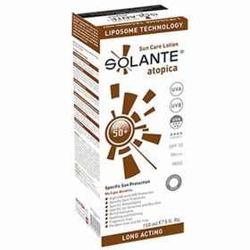 Solante Atopica 50+ Faktör Nemlendirici Tüm Cilt Tipleri İçin Renkli Yüz Güneş Koruyucu Losyon