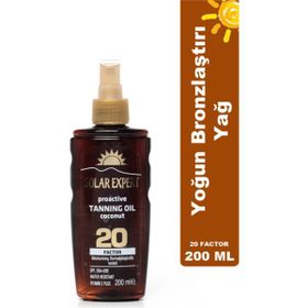 Solar Expert 20 Factor 200 ml Bronzlaştırıcı Yağ