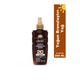 Solar Expert 20 Factor 200 ml Bronzlaştırıcı Yağ