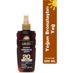 Solar Expert 20 Factor 200 ml Bronzlaştırıcı Yağ