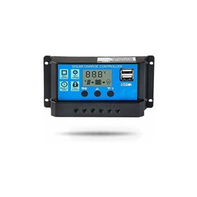 Solar Güneş Paneli 10 Amper 12V 24V Akü Şarj Kontrol Cihazı