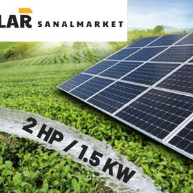 Solar Sanal Market 2 HP 1.5 kW Tarımsal Sulama Paketi