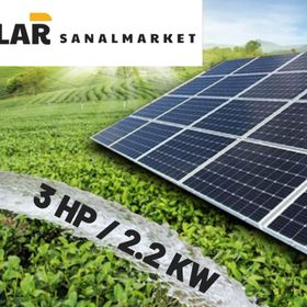 Solar Sanal Market 3 HP 2.2 kW Tarımsal Sulama Paketi