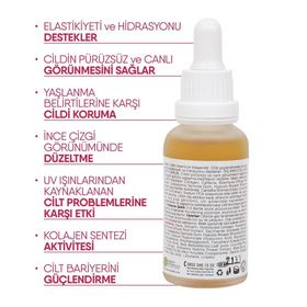 Solaris 2% Collagen 0,5% Niacinamide ve Caffeine Kolajen Yaşlanma Karşıtı 30 ml Serum