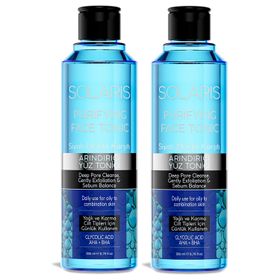 Solaris 200 ml x 2 Adet Arındırıcı Yüz Temizleme Toniği